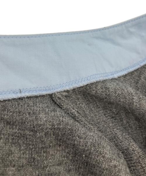 Bibiy.（ビビィ）Bibiy. (ビビィ) SUSIE SHIRT KNIT GRAY シャツニット グレー サイズ:Freeの古着・服飾アイテム