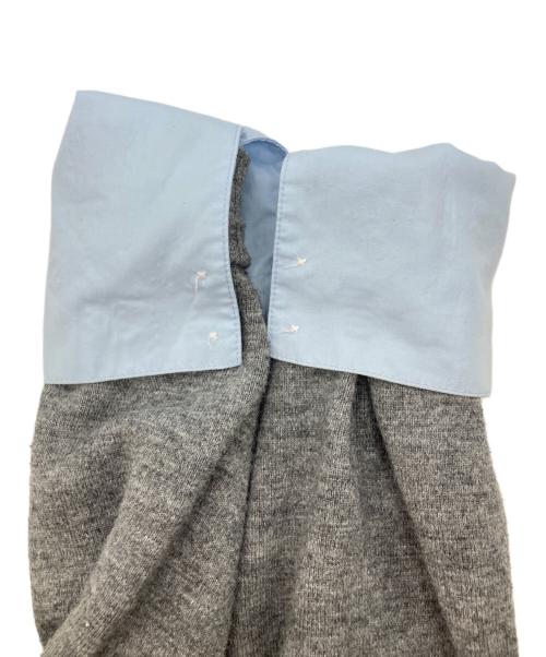 Bibiy.（ビビィ）Bibiy. (ビビィ) SUSIE SHIRT KNIT GRAY シャツニット グレー サイズ:Freeの古着・服飾アイテム