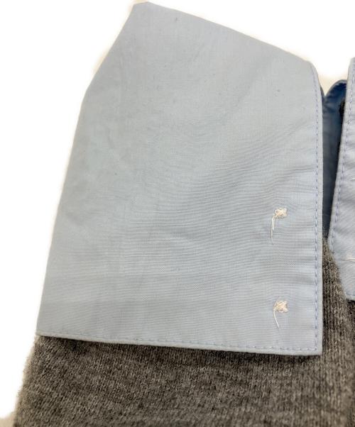 Bibiy.（ビビィ）Bibiy. (ビビィ) SUSIE SHIRT KNIT GRAY シャツニット グレー サイズ:Freeの古着・服飾アイテム