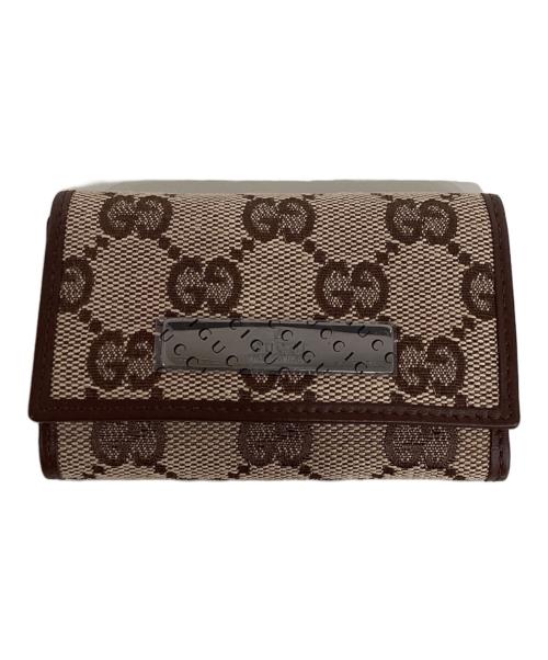 GUCCI（グッチ）GUCCI (グッチ) キーケース ブラウンの古着・服飾アイテム