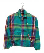 POLO RALPH LAURENポロ・ラルフローレン）の古着「タータンチェックスイングトップ」｜グリーン