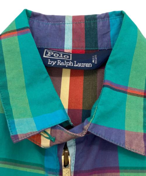 POLO RALPH LAUREN（ポロ・ラルフローレン）POLO RALPH LAUREN (ポロ・ラルフローレン) タータンチェックスイングトップ グリーン サイズ:Mの古着・服飾アイテム
