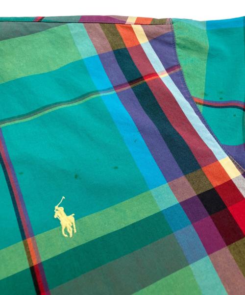 POLO RALPH LAUREN（ポロ・ラルフローレン）POLO RALPH LAUREN (ポロ・ラルフローレン) タータンチェックスイングトップ グリーン サイズ:Mの古着・服飾アイテム