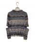 PERVERZE (パーバーズ) Wave Border Loose Knit T-shirt グレー サイズ:FREE：7000円