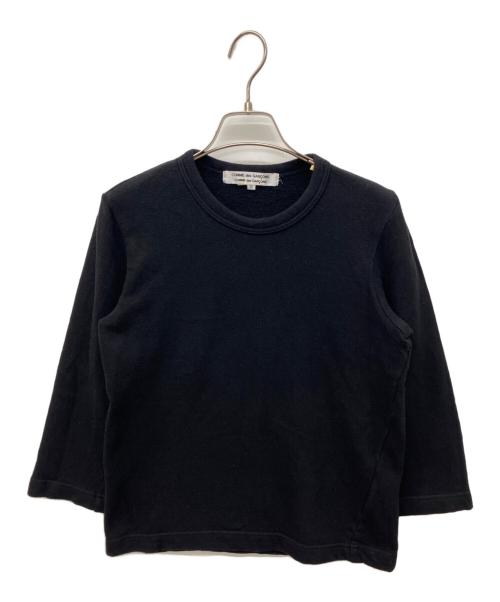 COMME des GARCONS COMME des GARCONS（コムデギャルソン コムデギャルソン）COMME des GARCONS COMME des GARCONS (コムデギャルソン コムデギャルソン) クルーネックスウェット ブラック サイズ:SSの古着・服飾アイテム
