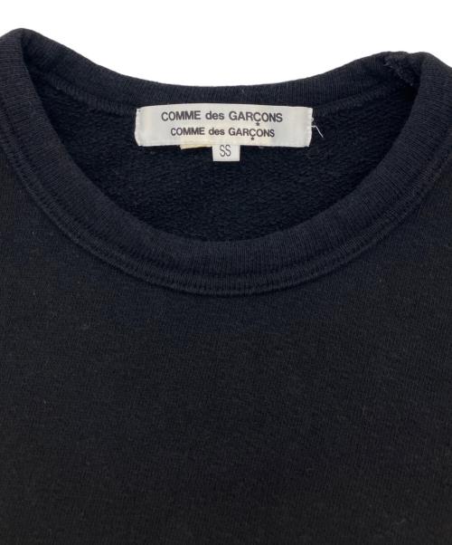 COMME des GARCONS COMME des GARCONS（コムデギャルソン コムデギャルソン）COMME des GARCONS COMME des GARCONS (コムデギャルソン コムデギャルソン) クルーネックスウェット ブラック サイズ:SSの古着・服飾アイテム