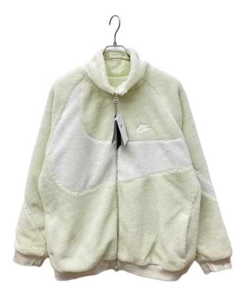 NIKE（ナイキ）NIKE (ナイキ) ビックスウッシュ シェルパジャケット ボアジャケット アイボリー サイズ:3XL 未使用品の古着・服飾アイテム