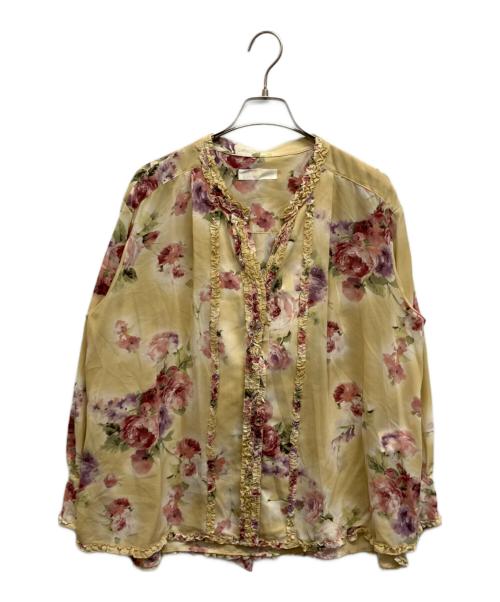 INGEBORG（インゲボルグ）INGEBORG (インゲボルグ) ボウタイブラウス ベージュ サイズ:Freeの古着・服飾アイテム