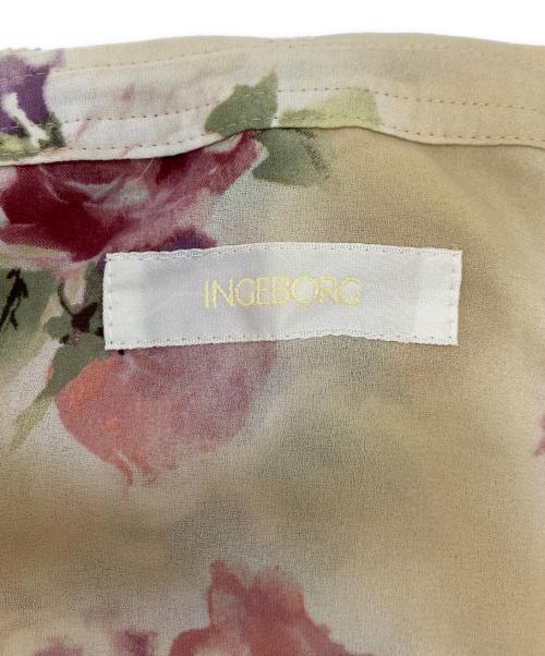 INGEBORG（インゲボルグ）INGEBORG (インゲボルグ) ボウタイブラウス ベージュ サイズ:Freeの古着・服飾アイテム