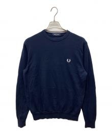 FRED PERRY（フレッドペリー）の古着「Classic Crew Neck Jumper」｜ネイビー