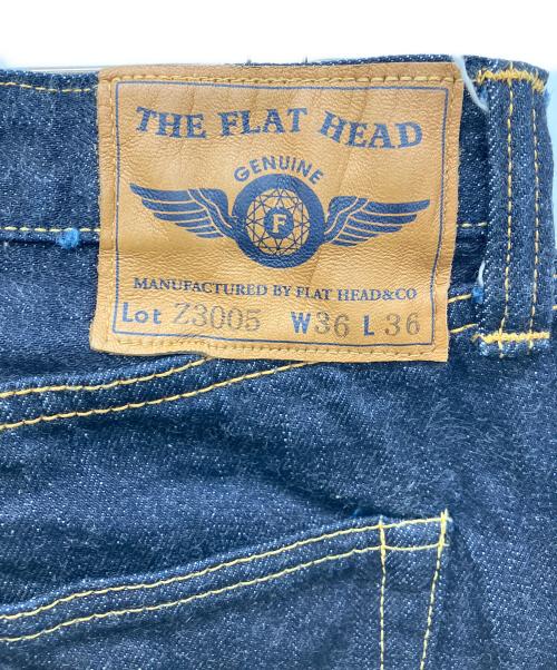 THE FLAT HEAD（ザ・フラットヘッド）THE FLAT HEAD (ザ・フラットヘッド) 12周年記念モデル セルビッジデニムパンツ インディゴ サイズ:Ｗ36Ｌ36の古着・服飾アイテム