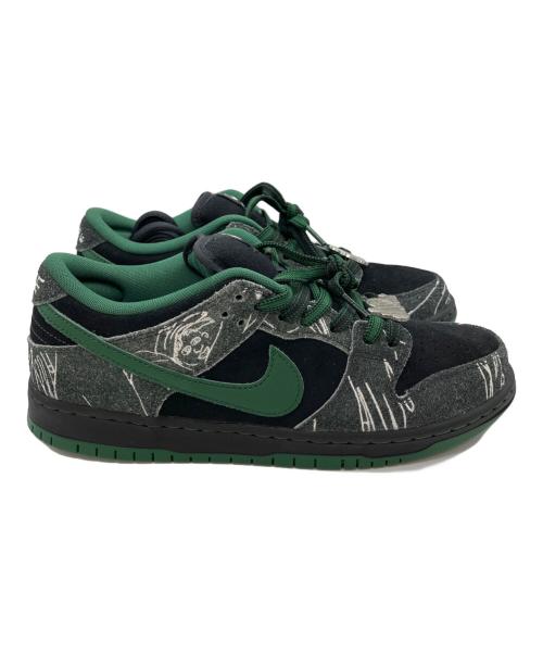 NIKE（ナイキ）NIKE (ナイキ) There Skateboards (ゼアスケートボード) スニーカー ブラック×グリーン サイズ:27.5の古着・服飾アイテム