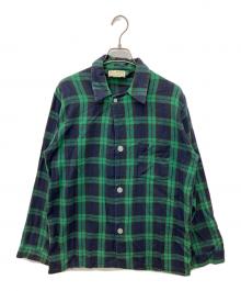 L.L.Bean（エルエルビーン）の古着「チェックシャツ」｜グリーン