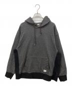 NANGAナンガ）の古着「ECO HYBRID SWEAT HOODIE」｜ブラック