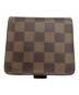 LOUIS VUITTON (ルイ ヴィトン) 2つ折り財布　コンパクトジップ　ダミエ・エベヌ ブラウン：13000円