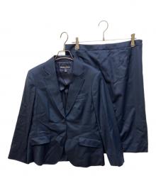 BROOKS BROTHERS（ブルックスブラザーズ）の古着「2Bスカートスーツセットアップ」｜ネイビー