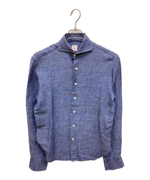 Catarisano（カタリザーノ）Catarisano (カタリザーノ) リネンシャツ ブルー サイズ:Sの古着・服飾アイテム