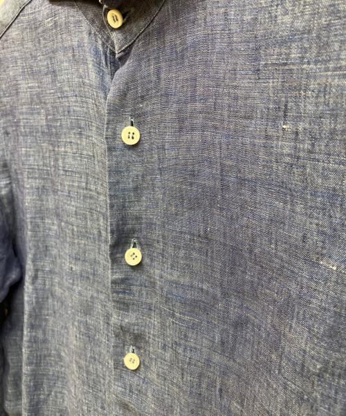 Catarisano（カタリザーノ）Catarisano (カタリザーノ) リネンシャツ ブルー サイズ:Sの古着・服飾アイテム