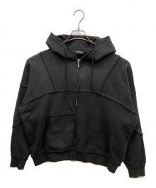 flagstuff（フラグスタフ）の古着「"FS" FZ HOODIE」｜ブラック