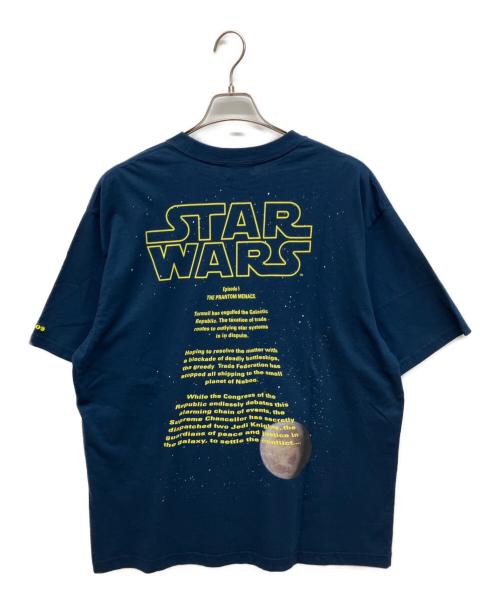 ATMOS（アトモス）atmos (アトモス) STAR WARS (スターウォーズ) コラボプリントTシャツ ネイビー サイズ:XL 未使用品の古着・服飾アイテム