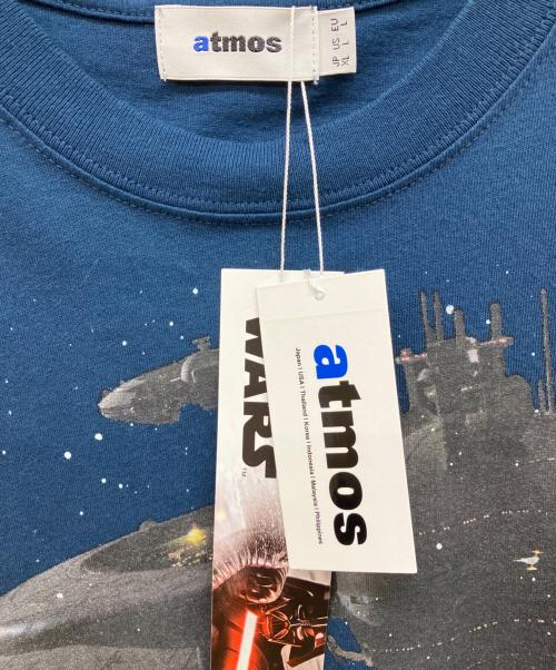 ATMOS（アトモス）atmos (アトモス) STAR WARS (スターウォーズ) コラボプリントTシャツ ネイビー サイズ:XL 未使用品の古着・服飾アイテム