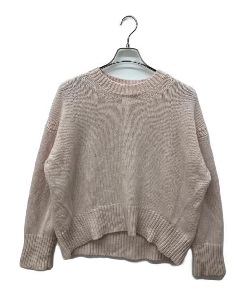 GALERIE VIE（ギャルリーヴィー）GALERIE VIE (ギャルリーヴィー) ファインウール クルーネックプルオーバー ピンク サイズ:Sの古着・服飾アイテム