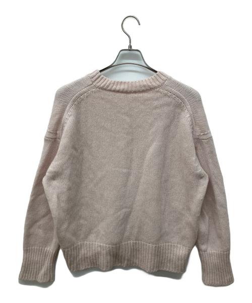 GALERIE VIE（ギャルリーヴィー）GALERIE VIE (ギャルリーヴィー) ファインウール クルーネックプルオーバー ピンク サイズ:Sの古着・服飾アイテム