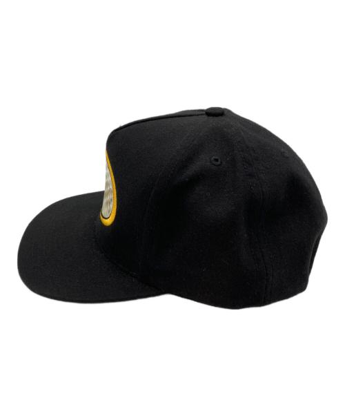 SUPREME（シュプリーム）Supreme (シュプリーム) 16AW overlay 5-panel キャップ ブラックの古着・服飾アイテム