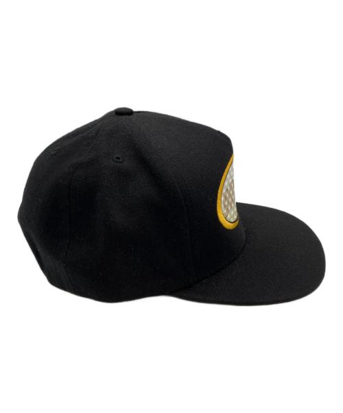SUPREME（シュプリーム）Supreme (シュプリーム) 16AW overlay 5-panel キャップ ブラックの古着・服飾アイテム