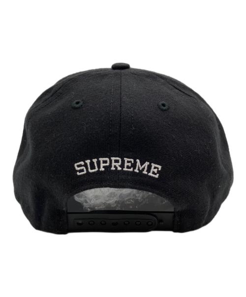 SUPREME（シュプリーム）Supreme (シュプリーム) 16AW overlay 5-panel キャップ ブラックの古着・服飾アイテム