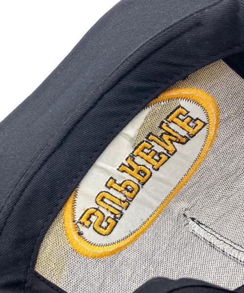 SUPREME（シュプリーム）Supreme (シュプリーム) 16AW overlay 5-panel キャップ ブラックの古着・服飾アイテム