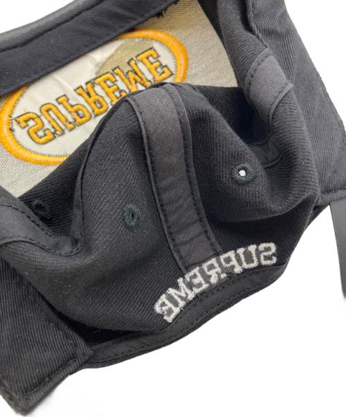 SUPREME（シュプリーム）Supreme (シュプリーム) 16AW overlay 5-panel キャップ ブラックの古着・服飾アイテム