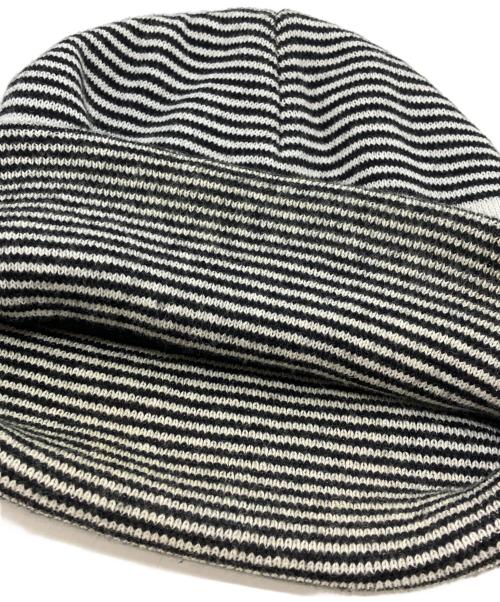 SUPREME（シュプリーム）Supreme (シュプリーム) Big Logo Beanie ホワイト×ブラックの古着・服飾アイテム