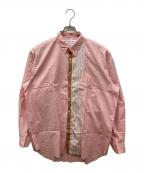 COMME des GARCONS SHIRTコムデギャルソンシャツ）の古着「ギンガムチェックシャツ」｜ピンク