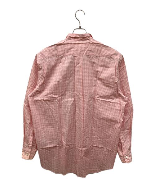 COMME des GARCONS SHIRT（コムデギャルソンシャツ）COMME des GARCONS SHIRT (コムデギャルソンシャツ) ギンガムチェックシャツ ピンク サイズ:Mの古着・服飾アイテム