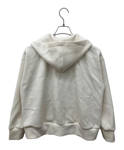 INGEBORG（インゲボルグ）INGEBORG (インゲボルグ) ジップパーカー アイボリー サイズ:4の古着・服飾アイテム