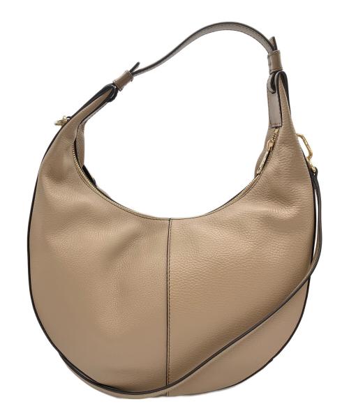 FURLA（フルラ）FURLA (フルラ) MIASTELLA S ホーボーバッグ　クロスボディバッグ ベージュの古着・服飾アイテム