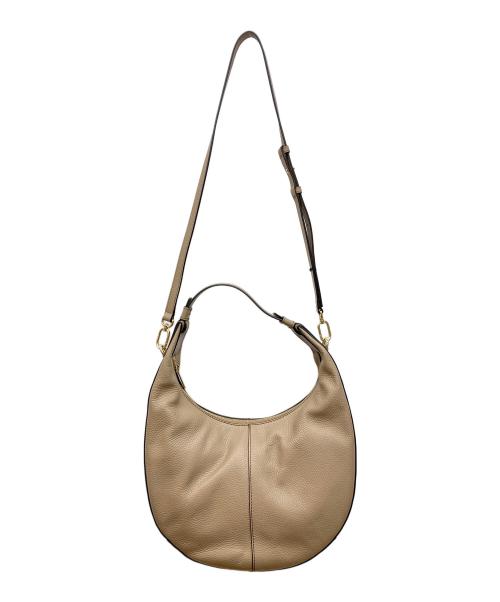 FURLA（フルラ）FURLA (フルラ) MIASTELLA S ホーボーバッグ　クロスボディバッグ ベージュの古着・服飾アイテム