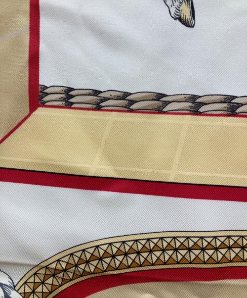 HERMES（エルメス）HERMES (エルメス) グラン・アパラ　GRAND APPARAT　　盛装の馬 レッドの古着・服飾アイテム