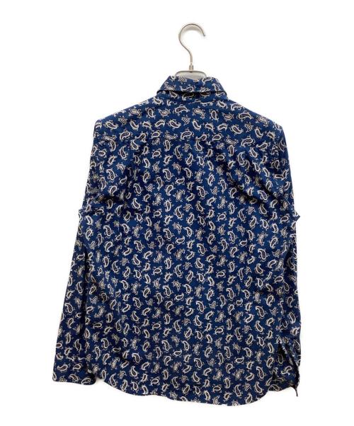 WACKO MARIA（ワコマリア）WACKO MARIA (ワコマリア) ペイズリーボタンダウンシャツ ネイビー サイズ:Ｓの古着・服飾アイテム
