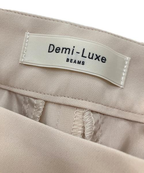 Demi-Luxe Beams（デミルクス ビームス）Demi-Luxe Beams (デミルクス ビームス) ノーカラー3Pセットアップ ベージュ サイズ:36/36/34の古着・服飾アイテム