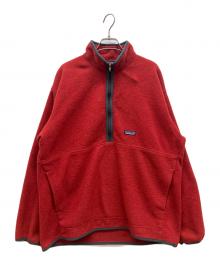 Patagonia（パタゴニア）の古着「シンチラ ハーフジップフリースプルオーバー」｜レッド