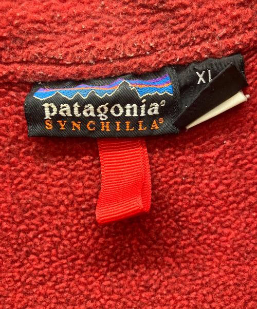 Patagonia（パタゴニア）Patagonia (パタゴニア) シンチラ ハーフジップフリースプルオーバー レッド サイズ:XLの古着・服飾アイテム