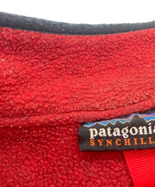 Patagonia（パタゴニア）Patagonia (パタゴニア) シンチラ ハーフジップフリースプルオーバー レッド サイズ:XLの古着・服飾アイテム