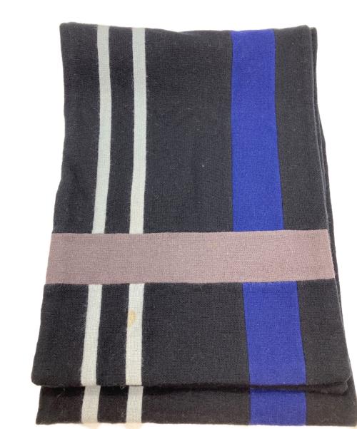 COMME des GARCONS HOMME（コムデギャルソン オム）COMME des GARCONS HOMME (コムデギャルソン オム) マフラー ブラックの古着・服飾アイテム