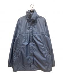 COMME des GARCONS SHIRT（コムデギャルソンシャツ）の古着「スタンドカラーナイロンジャケット」｜ネイビー