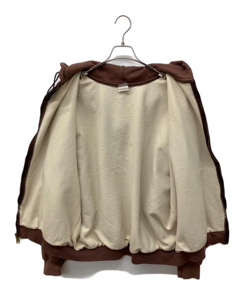 CarHartt（カーハート）CarHartt (カーハート) ダックパーカー ブラウン サイズ:Ｌの古着・服飾アイテム