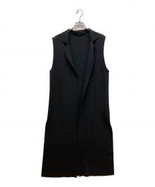 DESIGNWORKS（デザインワークス）の古着「ロングジレ」｜ブラック