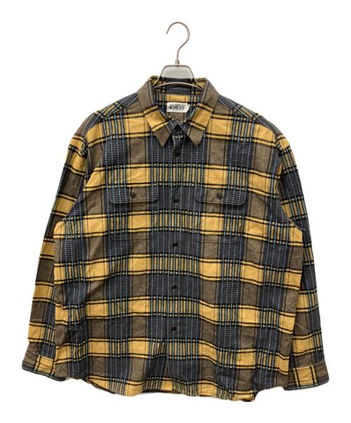 CALEE（キャリー）CALEE (キャリー) 長袖シャツ オレンジ サイズ:XXLの古着・服飾アイテム