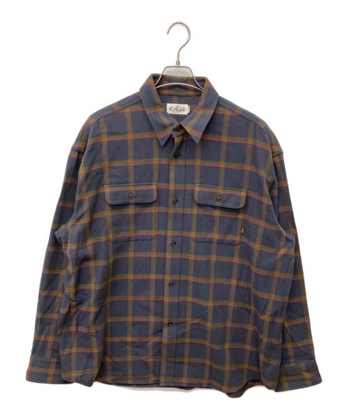 CALEE（キャリー）CALEE (キャリー) 長袖シャツ ネイビー サイズ:XXLの古着・服飾アイテム